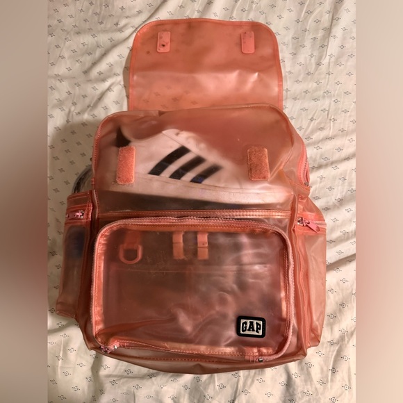 Vintage 90’s Gap Pink PVC Back Pack - Picture 8 of 10